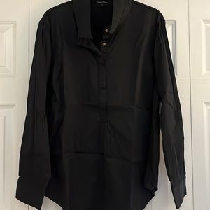 Universal Standard Elbe Shirt / Black / L